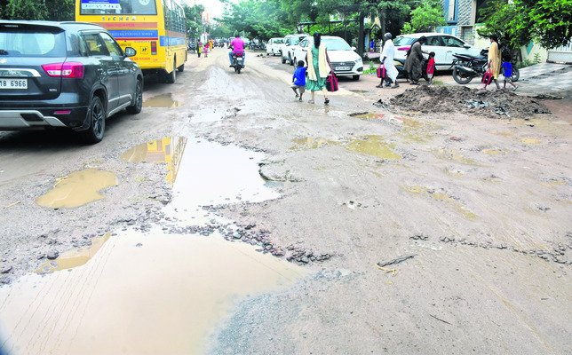 రోత పుట్టిస్తున్న రోడ్లు1