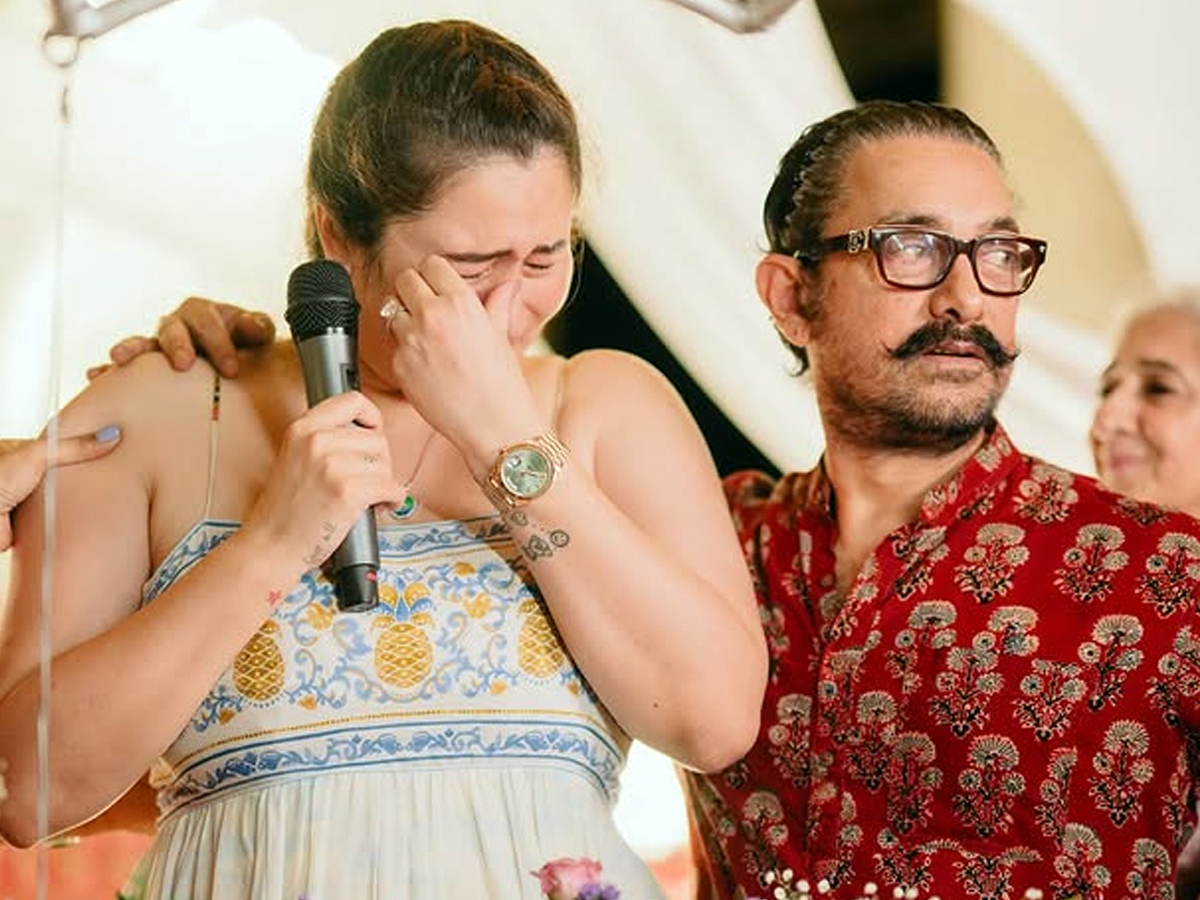Aamir Khan naming Vishnu Vishal and jwala Gutta's daughter 7