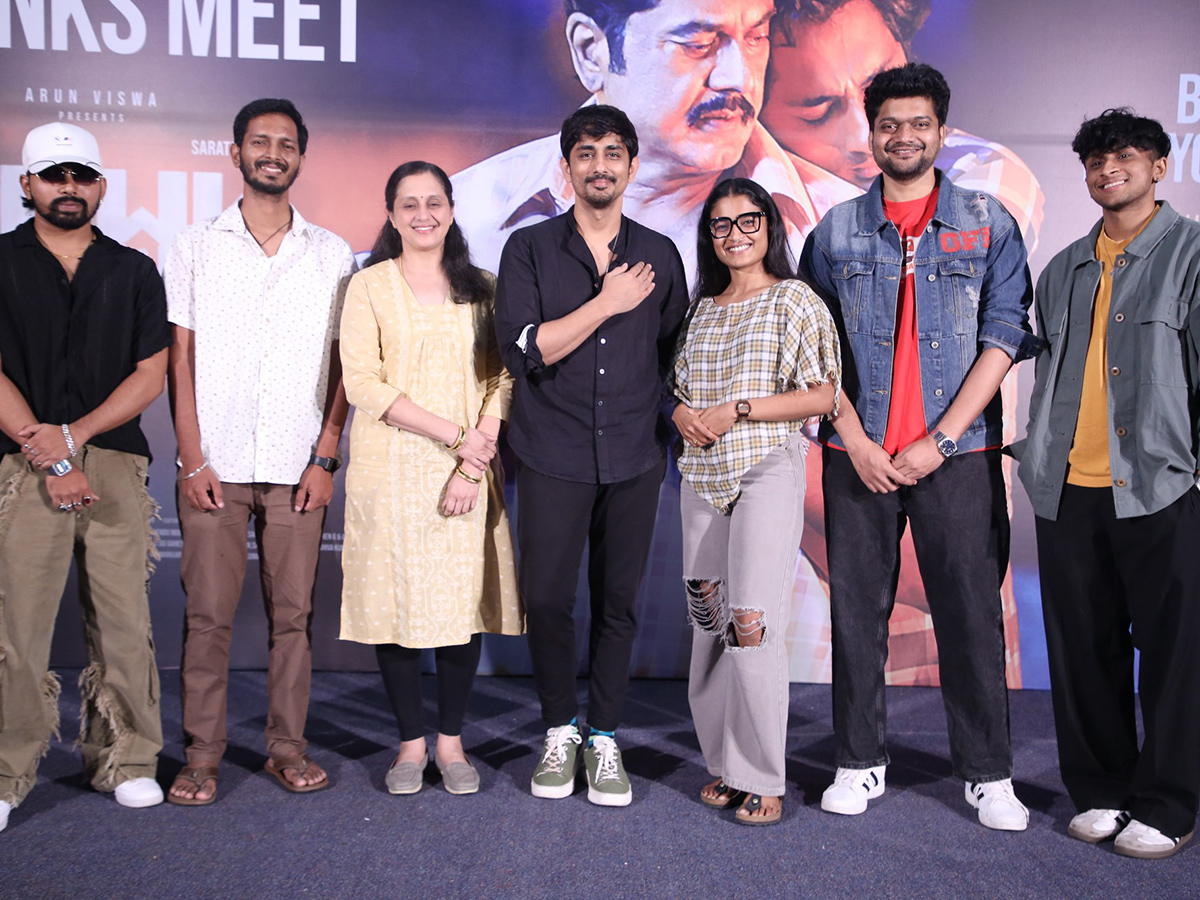 Siddharth 3BHK Telugu Movie Thank You Meet Photos12