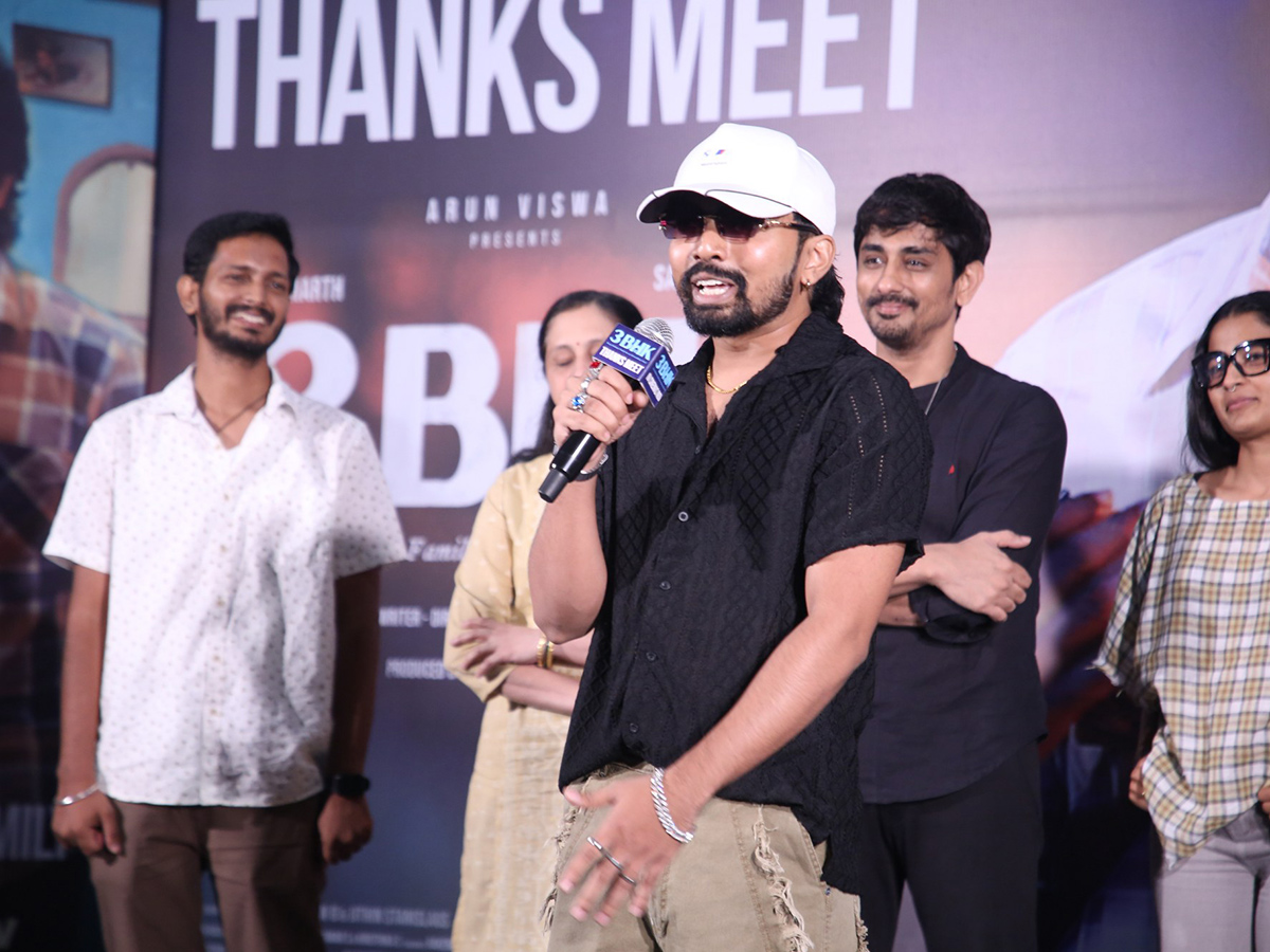 Siddharth 3BHK Telugu Movie Thank You Meet Photos13
