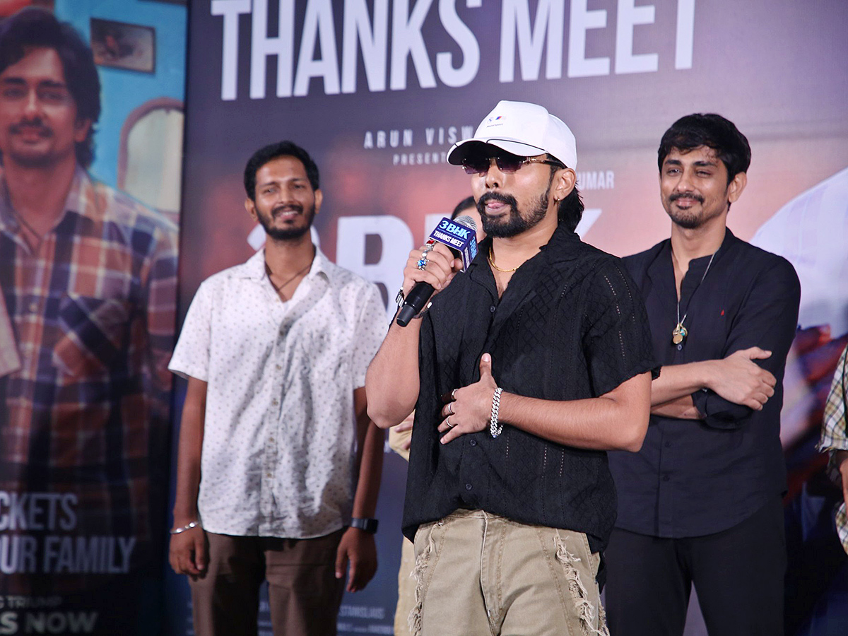 Siddharth 3BHK Telugu Movie Thank You Meet Photos4