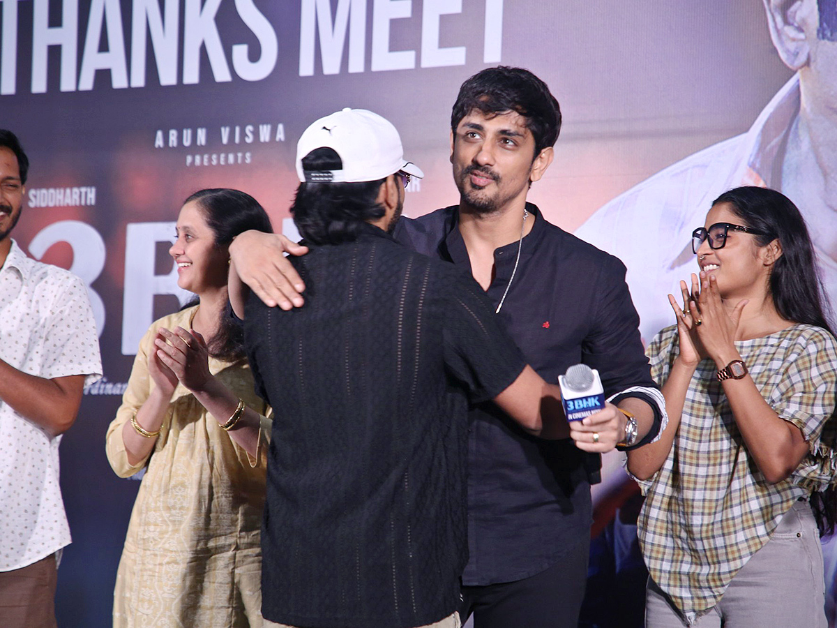 Siddharth 3BHK Telugu Movie Thank You Meet Photos5