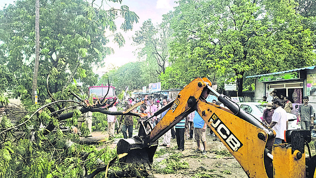 నర్సీపట్నంలో ఈదురుగాలుల బీభత్సం 2