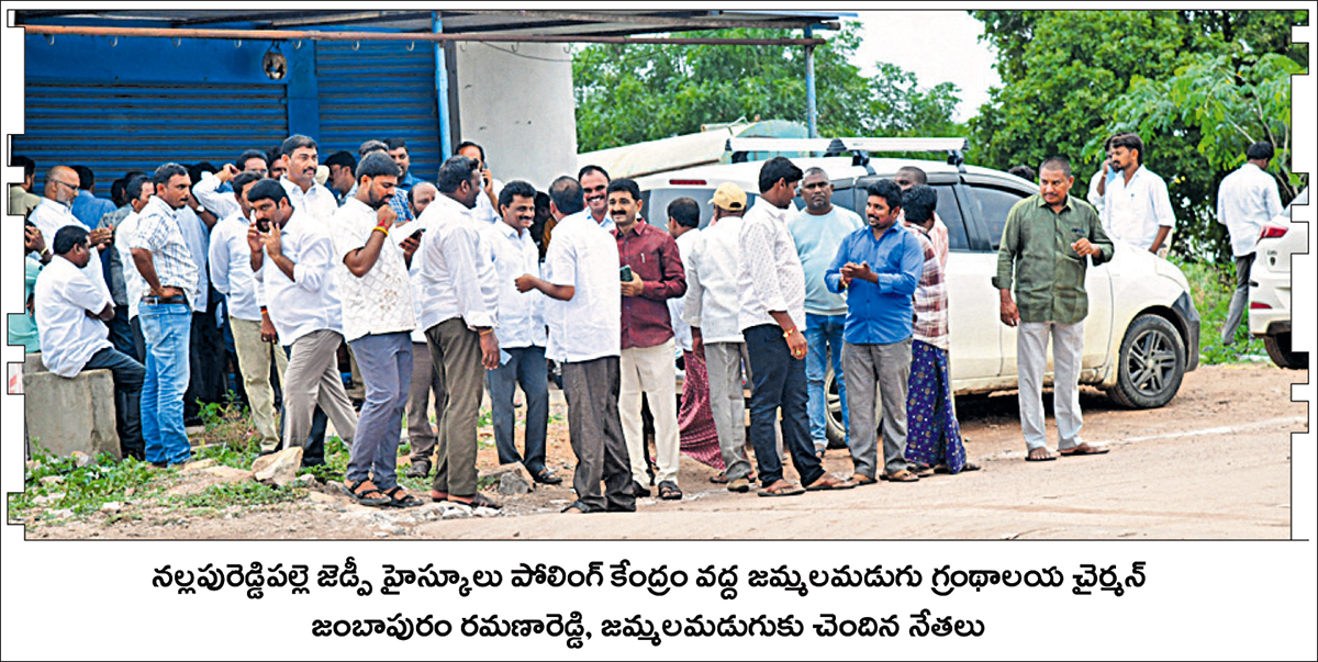 TDP Leaders And Supporters Hulchul in pulivendula ZPTC Bypoll Photos4