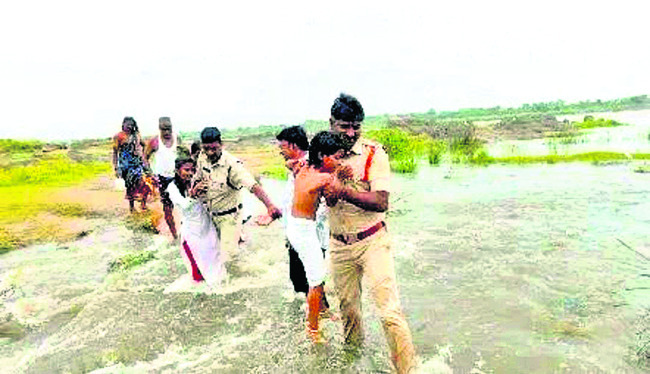పెరిగిన గోదావరి ప్రవాహం1