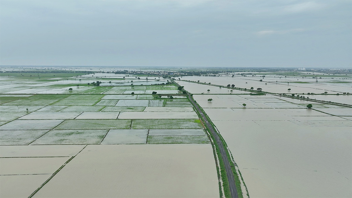 Heavy Rain Amaravati Iconic Towers Flooded Again Photos13