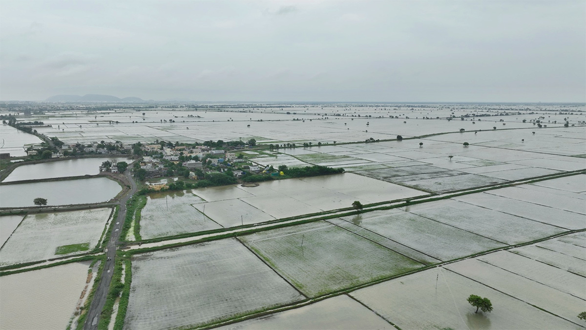 Heavy Rain Amaravati Iconic Towers Flooded Again Photos14
