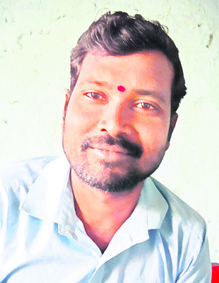 రోడ్డు ప్రమాదంలో   కార్మికుడి మృతి 1