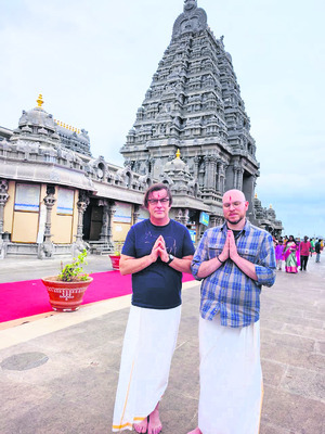 యాదగిరి క్షేత్రంలో భక్తుల రద్దీ1