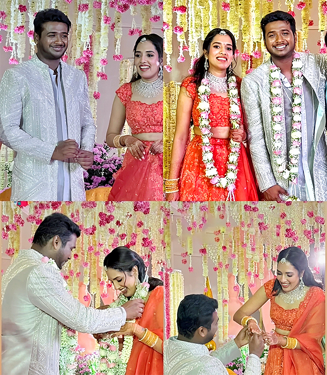 Rahul Sipligunj Engagement Harini Reddy Photos Viral Gose15