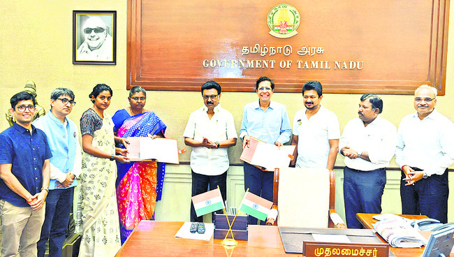 ● సీఎం సమక్షంలో ఐఐటీతో ఒప్పందం ● తిరువణ్ణామలైలో టైడల్ 2