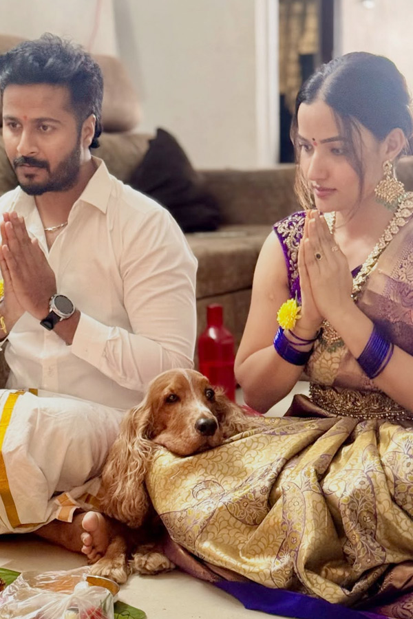 Telugu Serial Actresses Performed Sravana Sukravaram Pooja Photos7