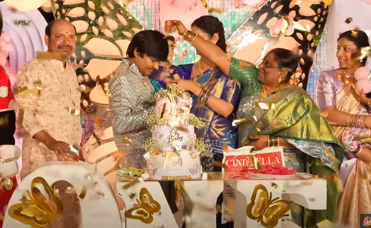 Jabardasth Rocking Rakesh And Jordar Sujatha Daughter 1st Birthday Celebrations Photos20