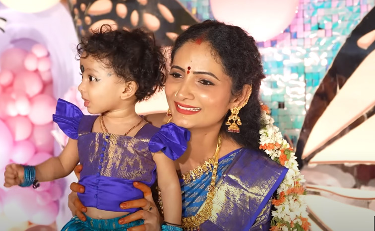 Jabardasth Rocking Rakesh And Jordar Sujatha Daughter 1st Birthday Celebrations Photos3