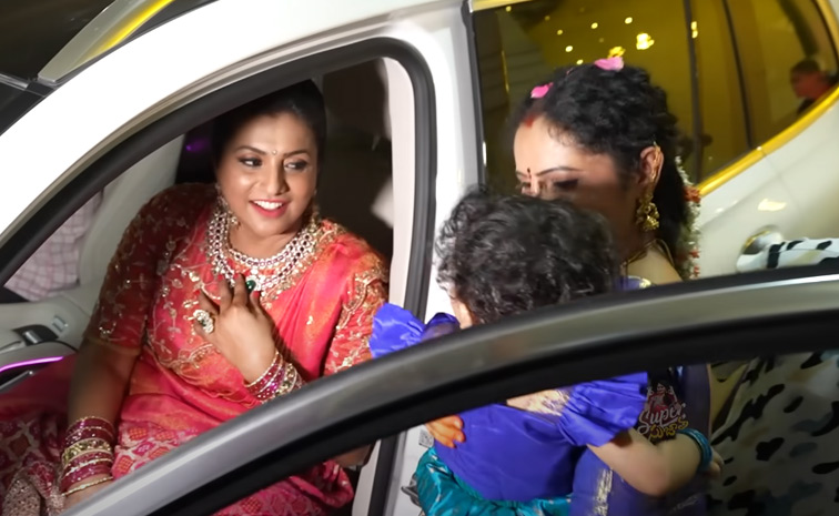 Jabardasth Rocking Rakesh And Jordar Sujatha Daughter 1st Birthday Celebrations Photos5