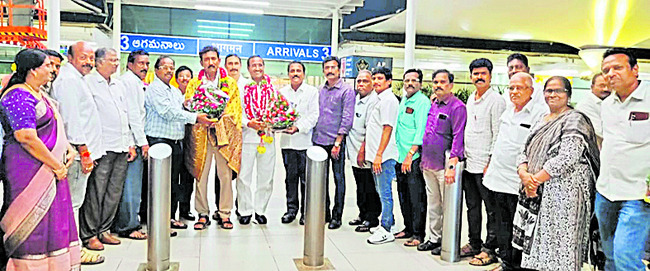 ఏఐఎస్‌జీఈఎఫ్‌ ఉపాధ్యక్షుడు విద్యాసాగర్‌కు స్వాగతం 1