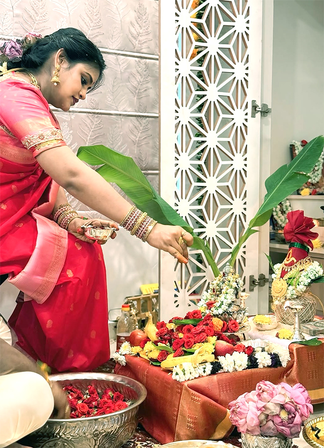 Varalakshmi Vratham 2025 At Sonia Akula Photos8