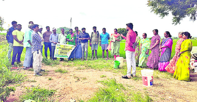 వరదకాలువను   పరిశీలించిన ఎస్‌ఈ1