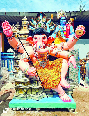 గణేష్ విగ్రహాలకు కేరాఫ్ వీరాపురం1