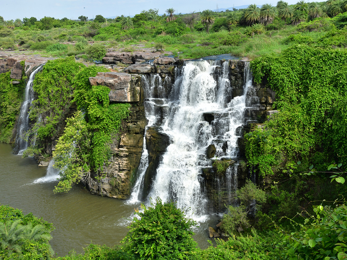 Tourists Enjoy Rushing Flood Water in Nagarjuna Sagar22