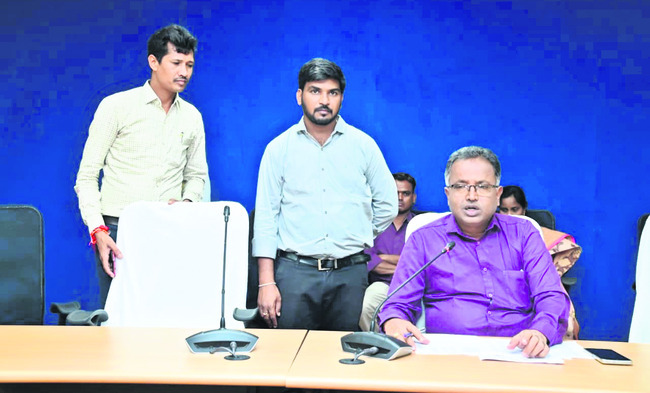 టాస్క్ సెంటర్ ఏర్పాటుకు స్థల పరిశీలన
1
