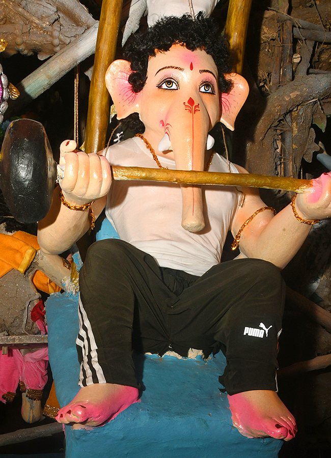 Vinayaka Chavithi 2025 Different Ganesh idols11