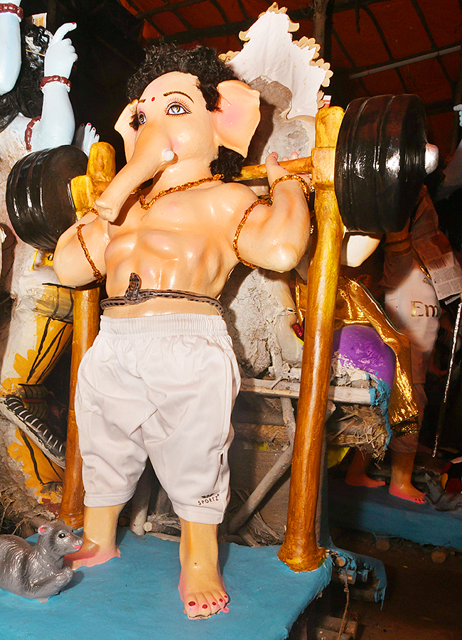 Vinayaka Chavithi 2025 Different Ganesh idols4