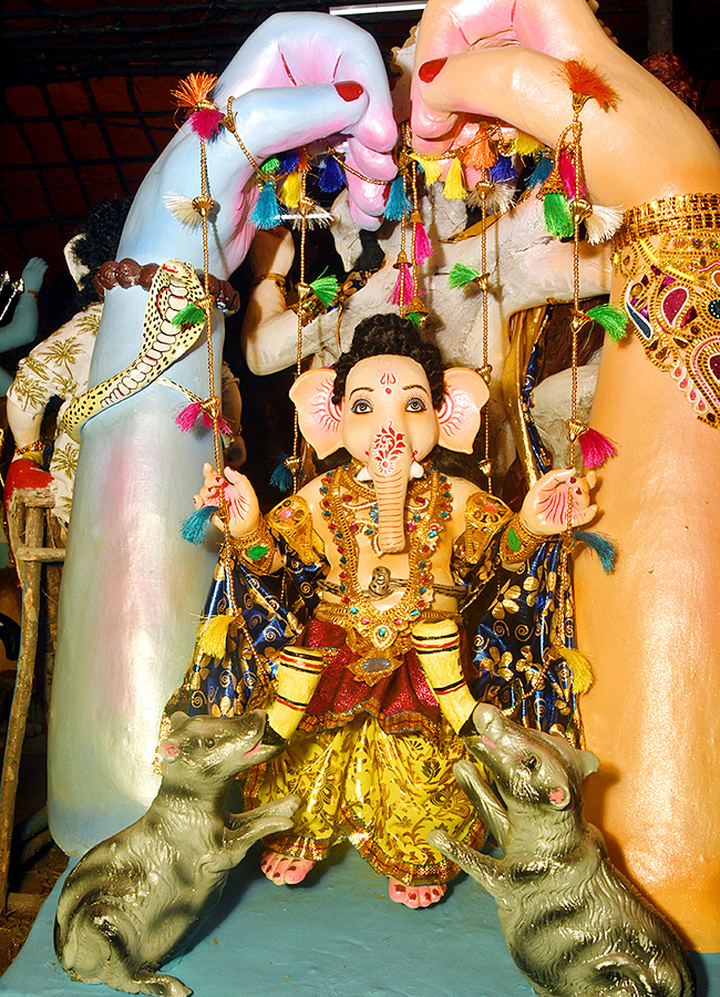 Vinayaka Chavithi 2025 Different Ganesh idols7