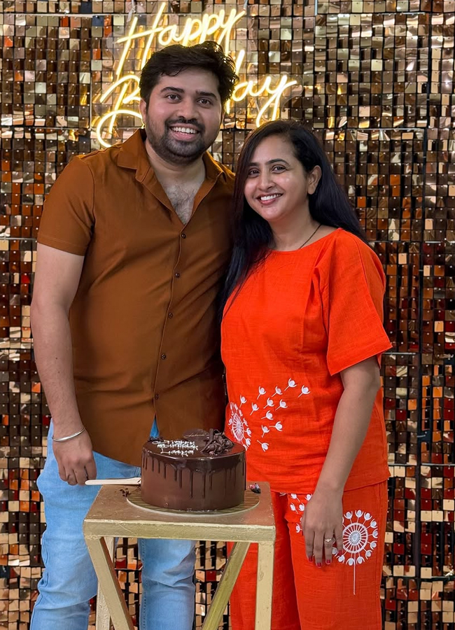 Anchor lasya birthday celebrations14