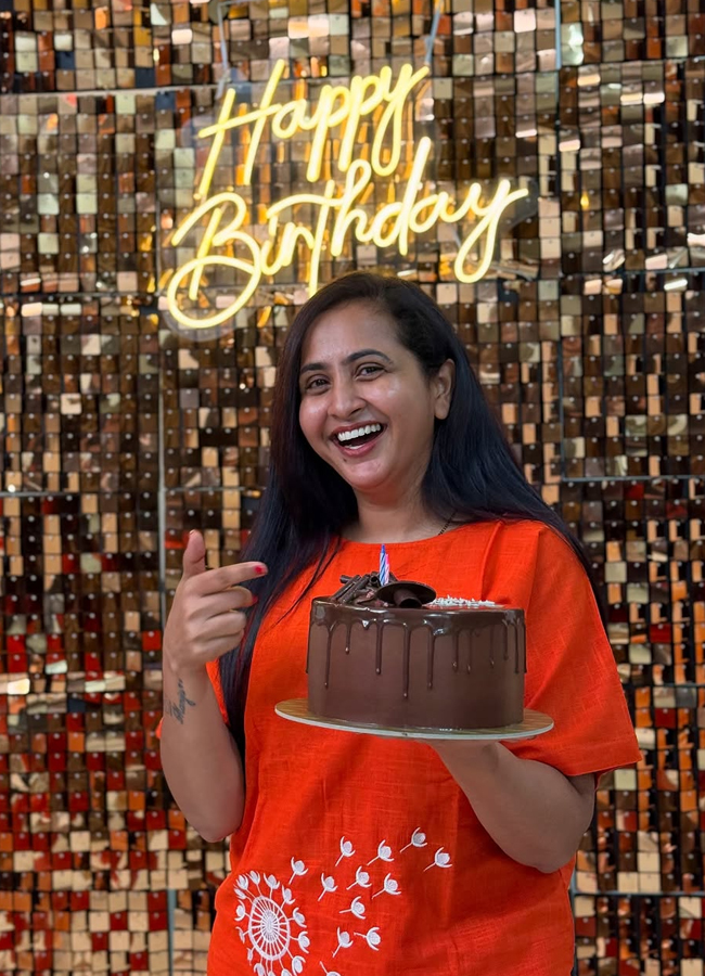 Anchor lasya birthday celebrations3