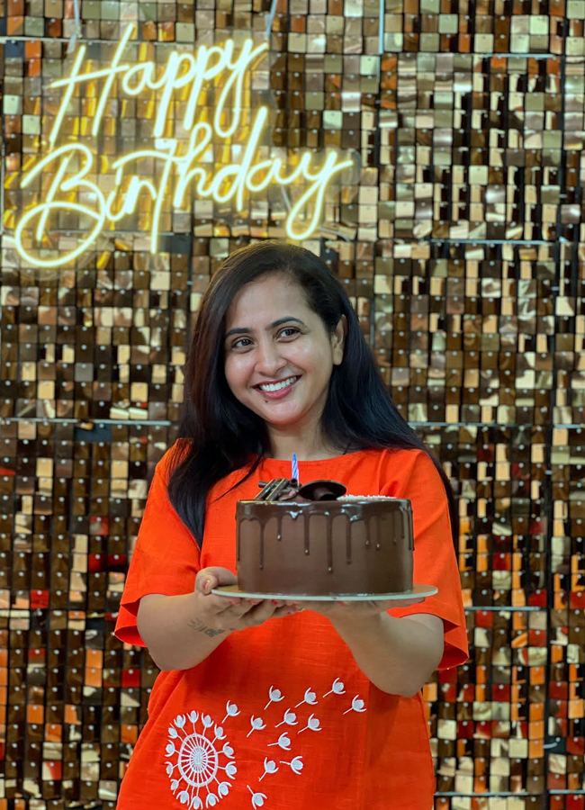 Anchor lasya birthday celebrations4