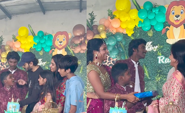 Actor Dhanraj son Birthday celebrations Photos6