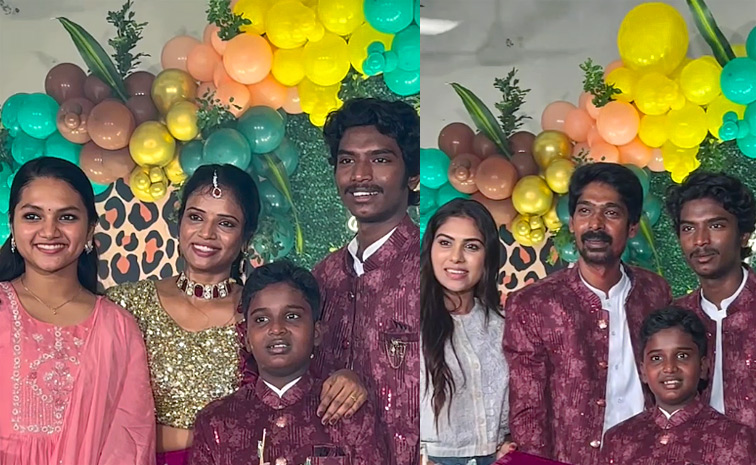 Actor Dhanraj son Birthday celebrations Photos14