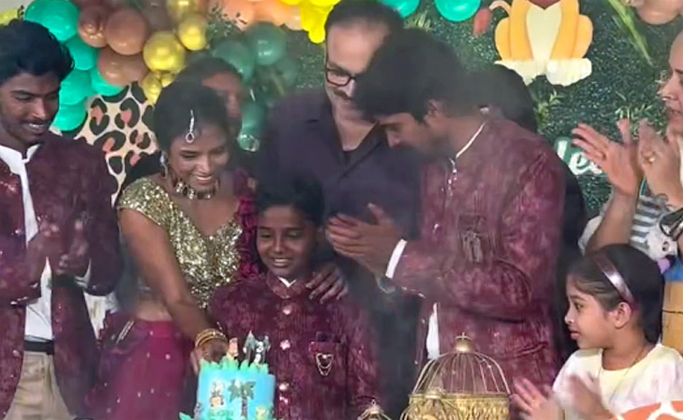 Actor Dhanraj son Birthday celebrations Photos9