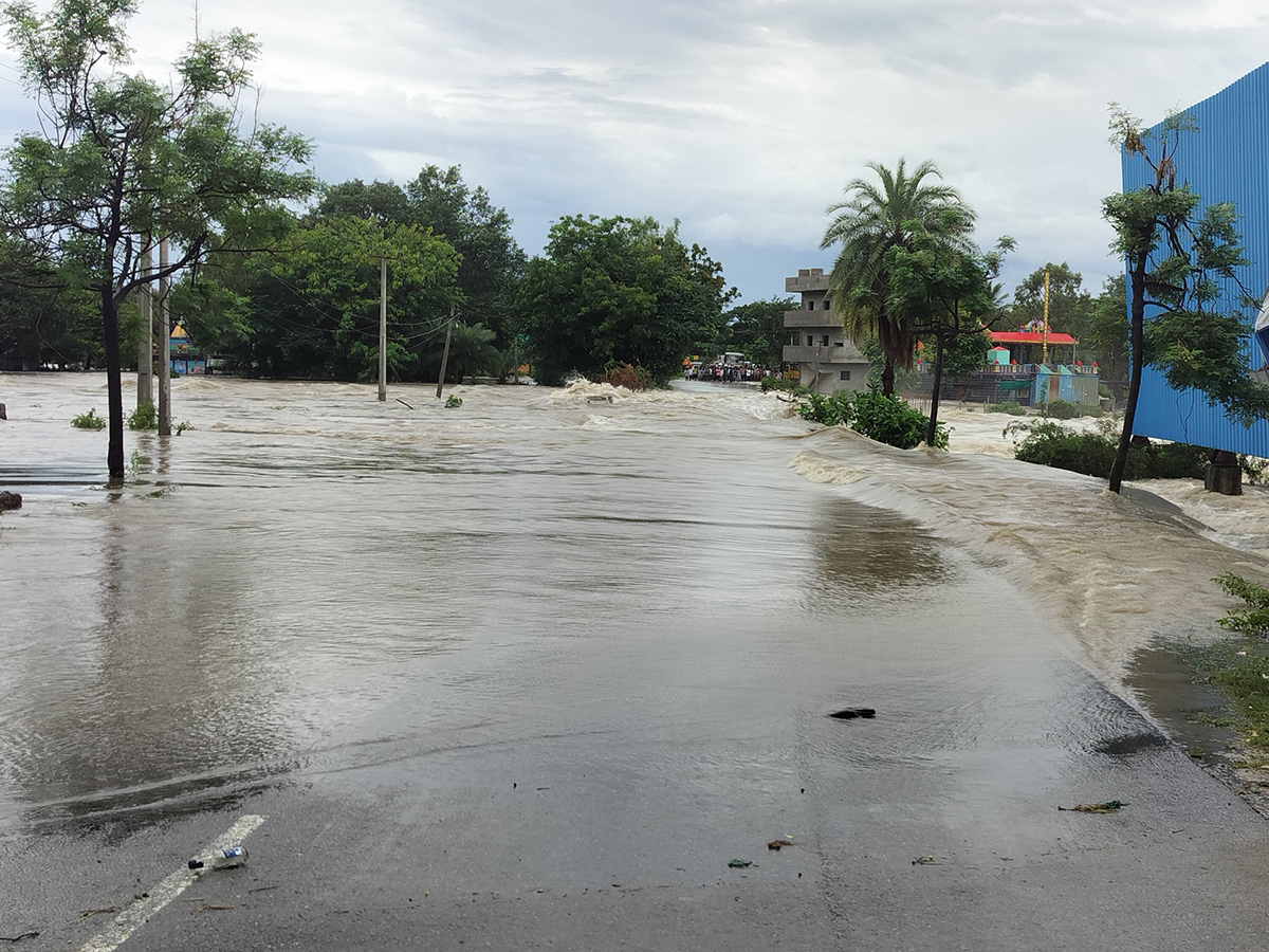 Breaking News : Kamareddy District in Telangan Floods HD Photos2