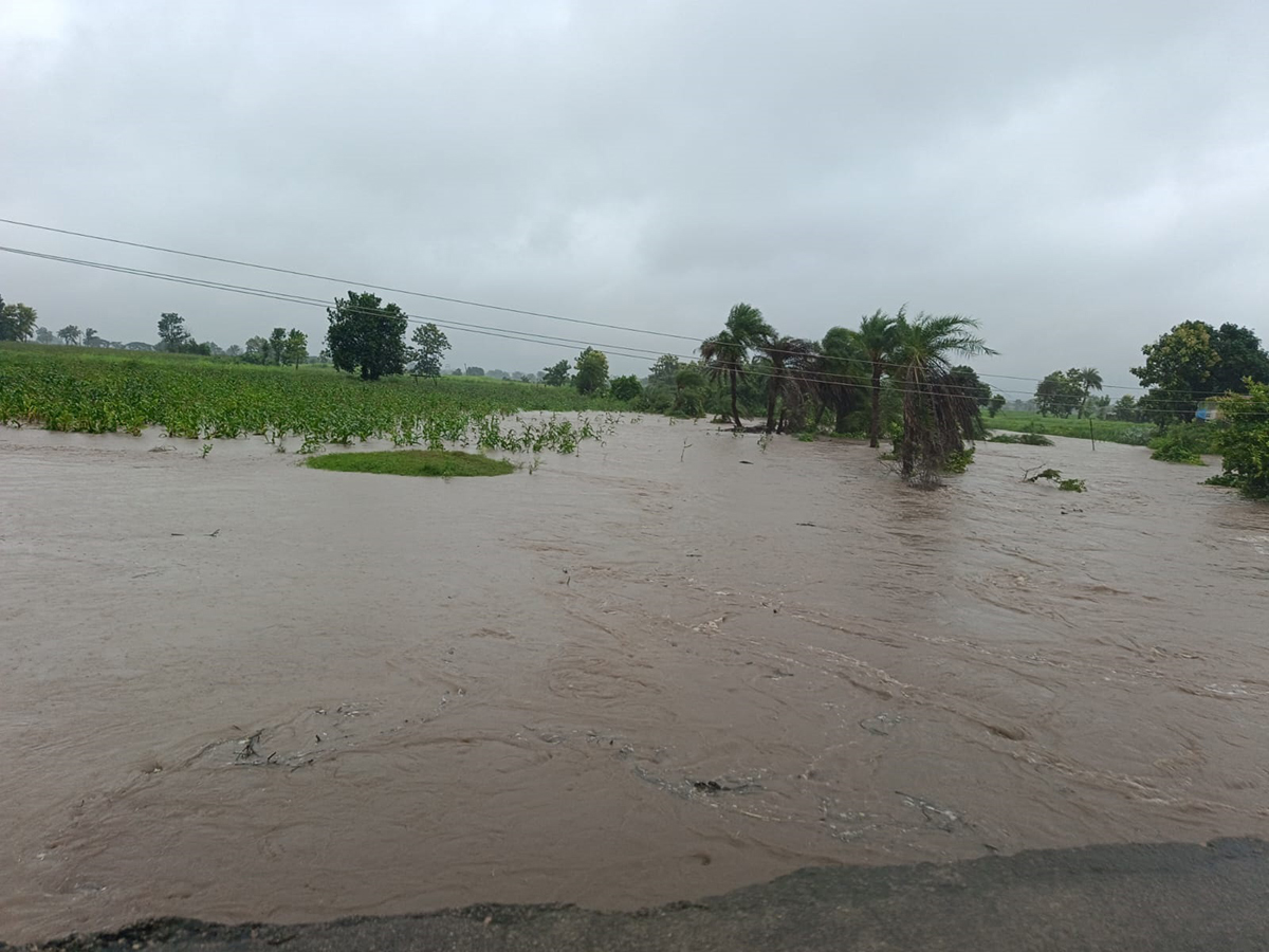 Breaking News : Kamareddy District in Telangan Floods HD Photos5