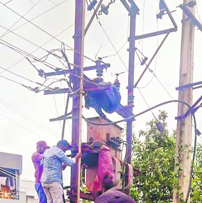 ఆయువు తీసిన విద్యుత్ పాశాలు2