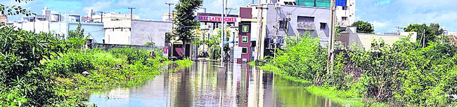 దంచి కొట్టిన వాన2