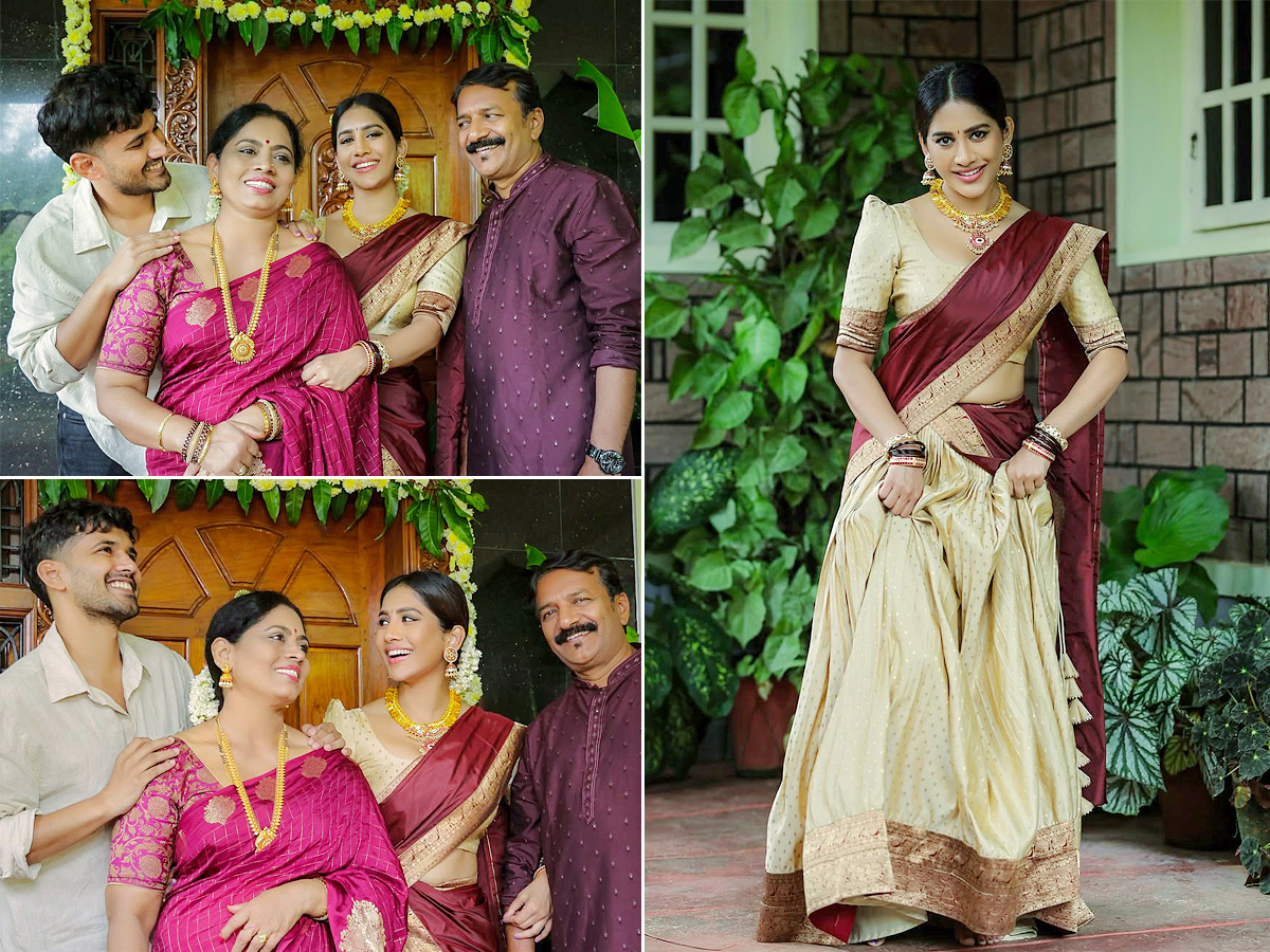 Tollywood Actress Nabha Natesh Family Photos HD1