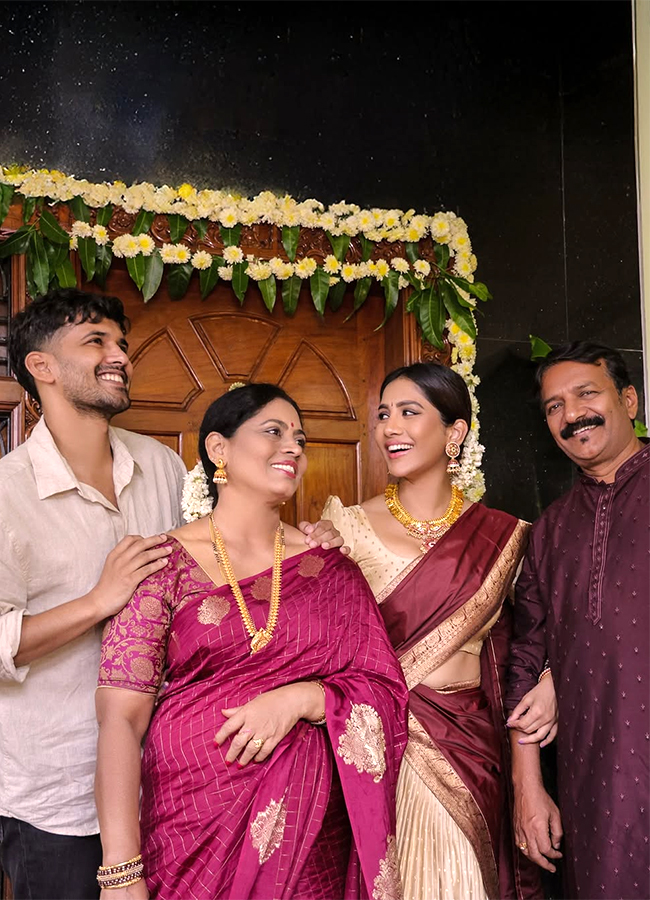 Tollywood Actress Nabha Natesh Family Photos HD12