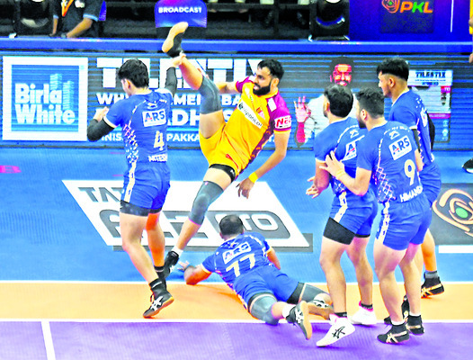 Tamil Thalaivas thrilling win over Telugu Titans1