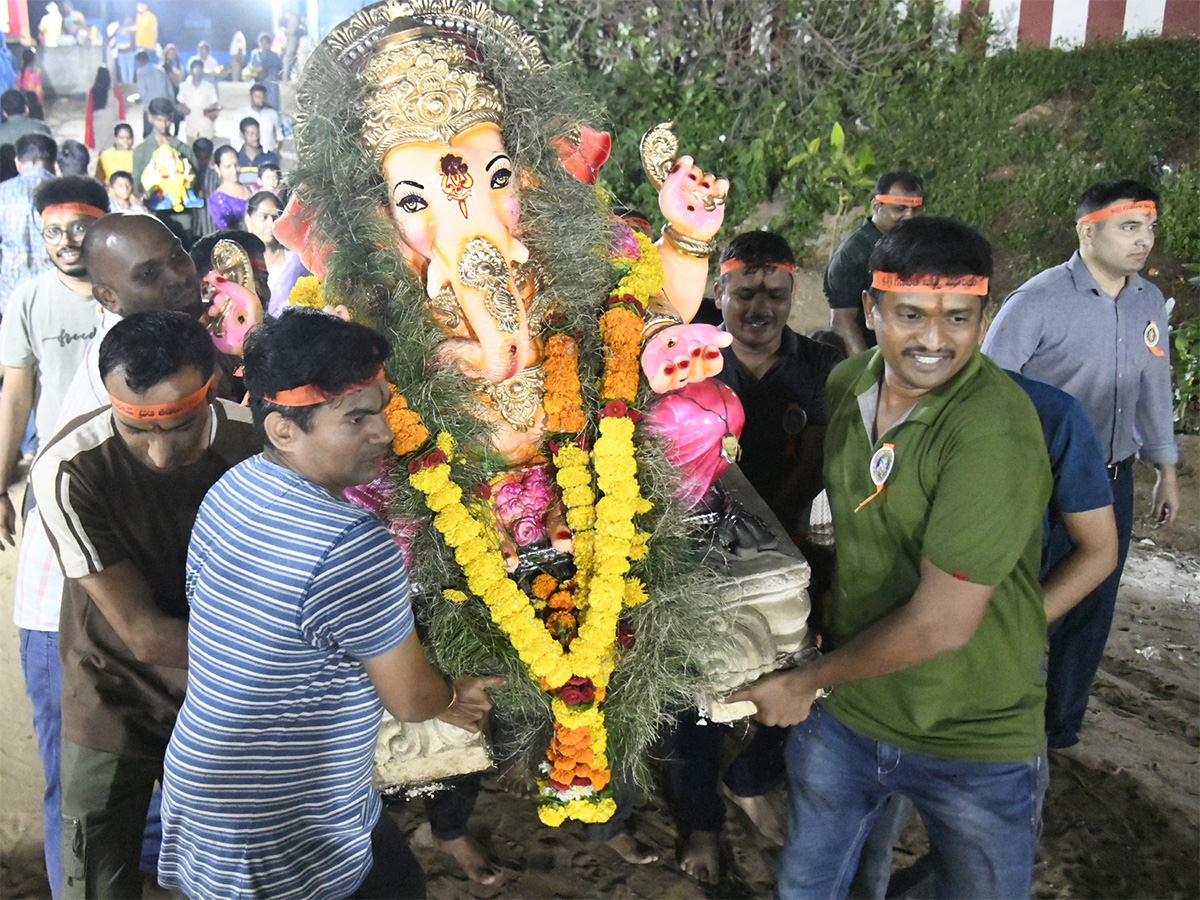 Ganesha immersions in Telugu States Photos11