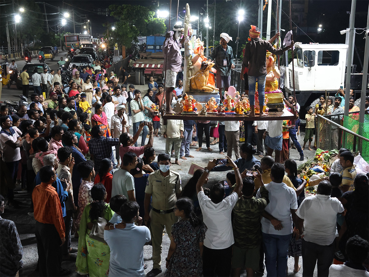 Ganesha immersions in Telugu States Photos17