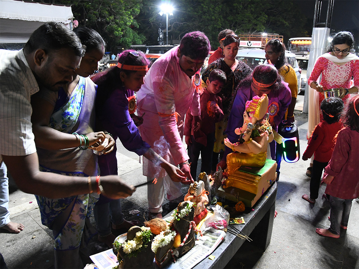 Ganesha immersions in Telugu States Photos20
