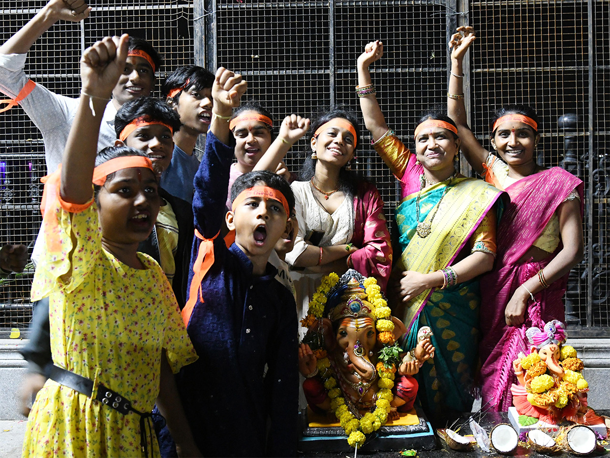 Ganesha immersions in Telugu States Photos21