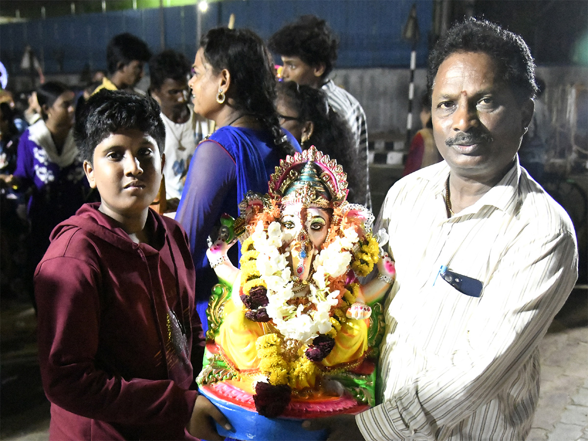 Ganesha immersions in Telugu States Photos7