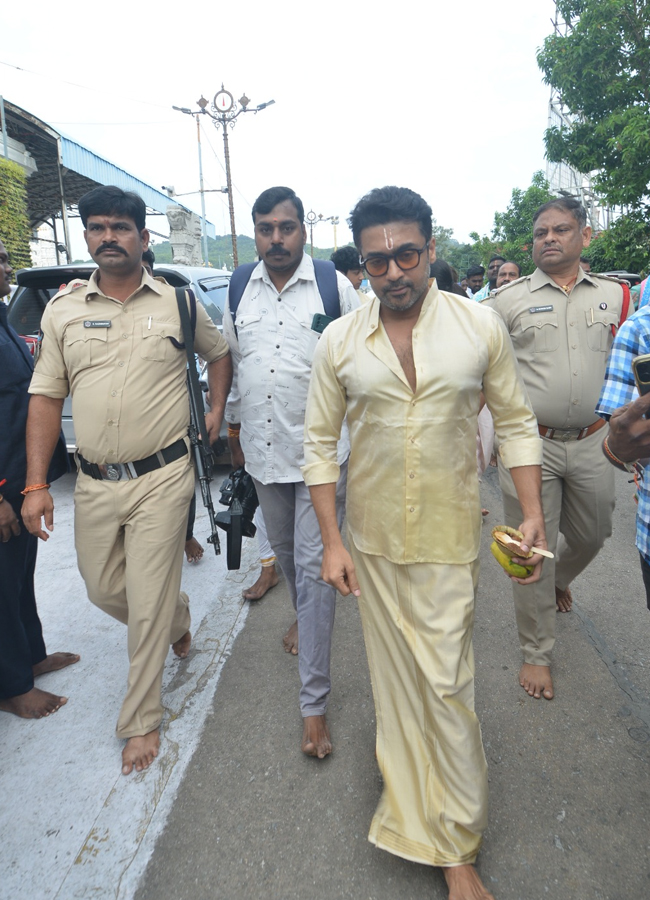 Surya family visits to Tirumala (Photos)8