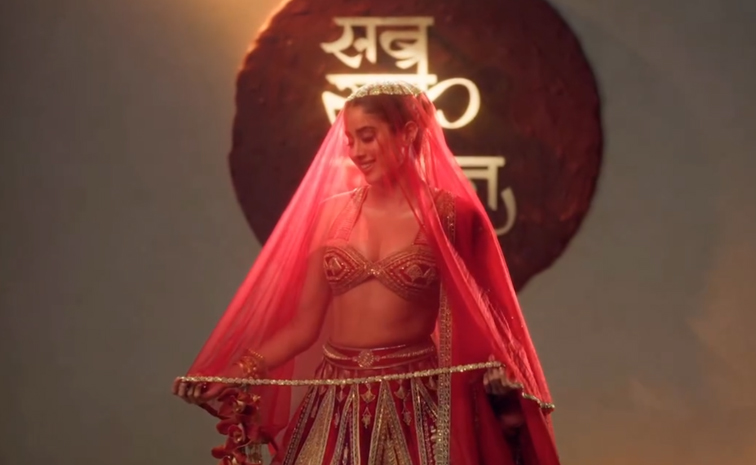 Actress Janhvi Kapoor looks In bride for Masaba Guptas New collection Photos8