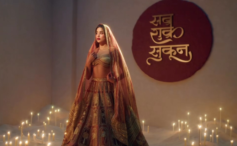 Actress Janhvi Kapoor looks In bride for Masaba Guptas New collection Photos9