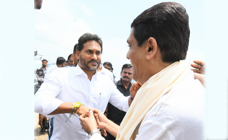YS Jagan Attends Buggana Rajendranath Son Wedding Reception Photos7